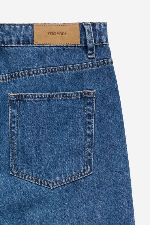 Vero Moda Kelly Jeans Perna Larga Cintura Média Mulher Vero Moda Kelly Jeans Perna Larga Cintura Média Mulher
