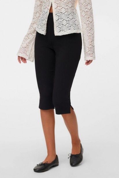 Vero Moda Lola Cal�as Capri Cintura M�dia Mulher