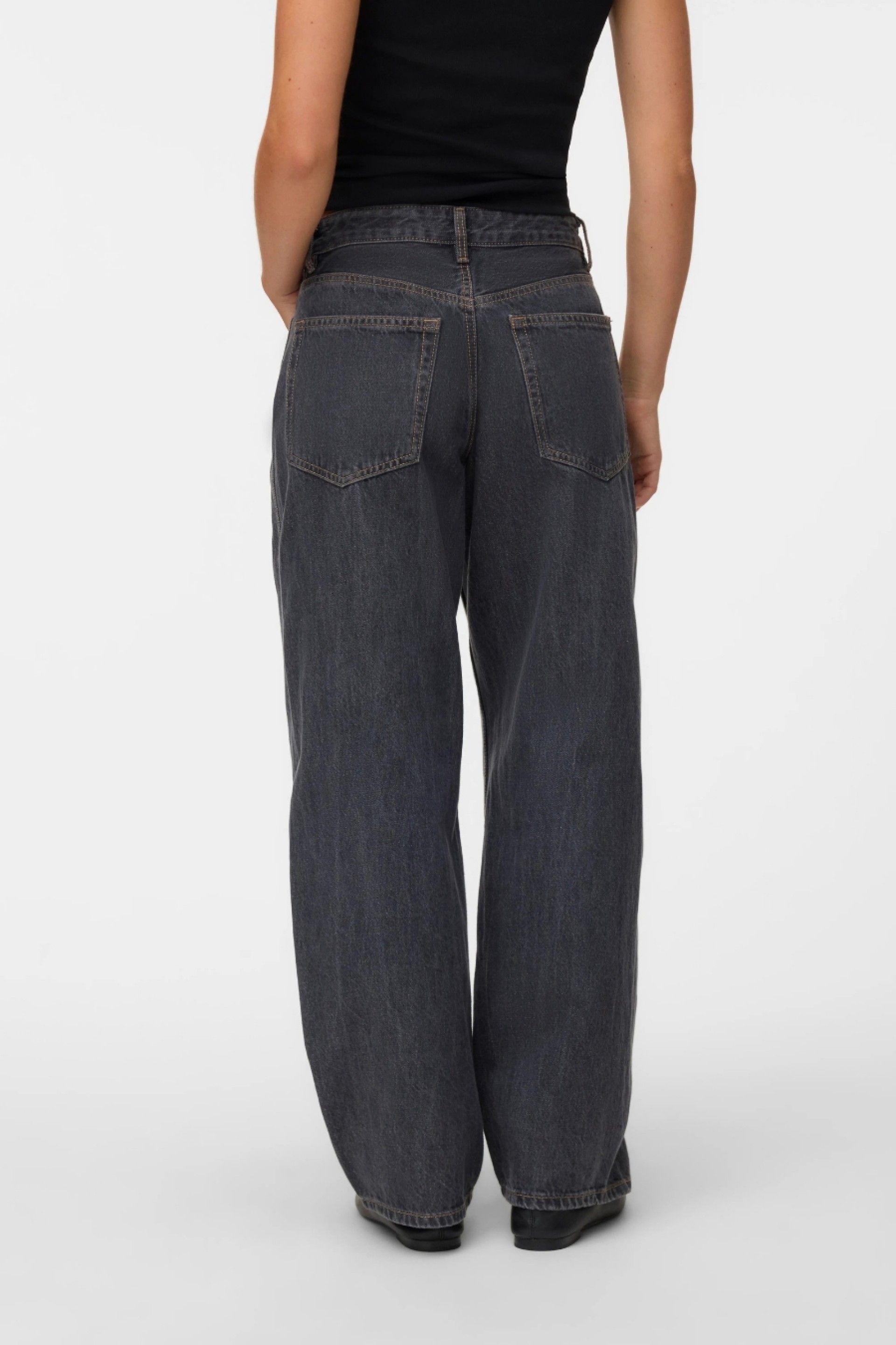 Vero Moda Zoe Jeans Barrel Cintura Média Mulher
