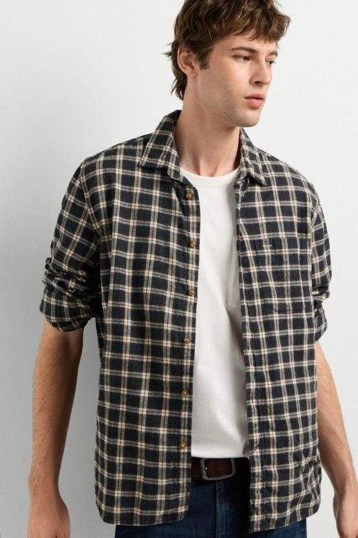 Pepe Jeans Reimes Camisa Xadrez Homem