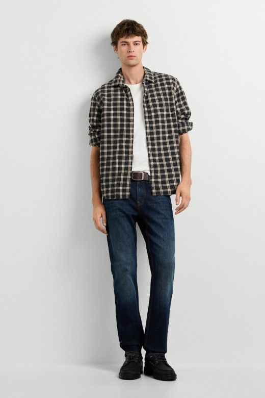 Pepe Jeans Reimes Camisa Xadrez Homem