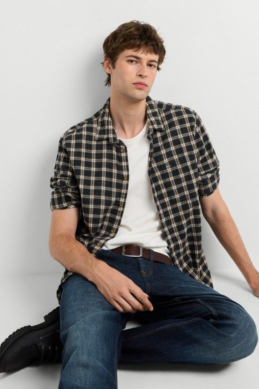 Pepe Jeans Reimes Camisa Xadrez Homem