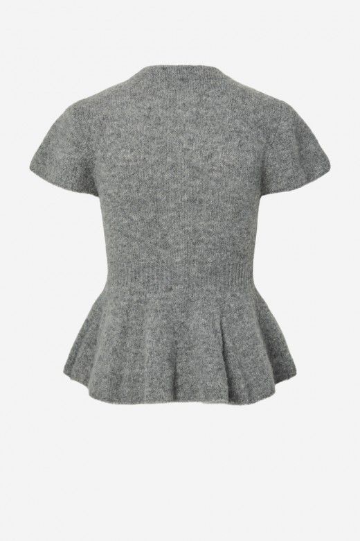 YAS Enya Cardigan Malha Peplum Mulher YAS Enya Cardigan Malha Peplum Mulher