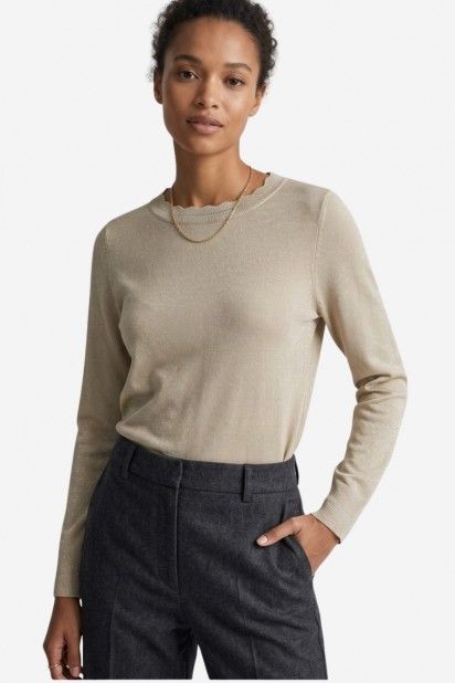 VILA Camisola Viginny com Brilho Mulher VILA Camisola Viginny com Brilho Mulher