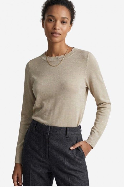 VILA Camisola Viginny com Brilho Mulher VILA Camisola Viginny com Brilho Mulher