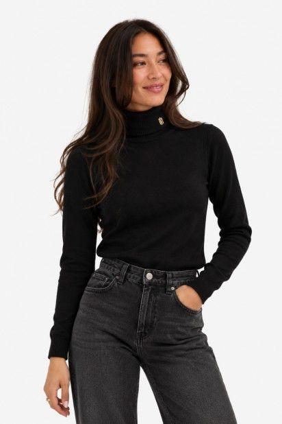 Scripta Camisola de Malha Gola Alta Mulher