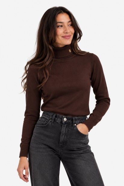 Scripta Camisola de Malha Gola Alta Mulher Scripta Camisola de Malha Gola Alta Mulher