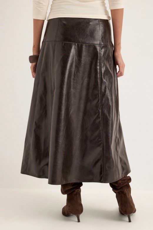 Vero Moda Saia Vmdash em Pele Sint�tica Mulher