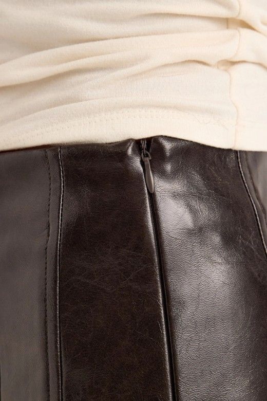 Vero Moda Saia Vmdash em Pele Sint�tica Mulher