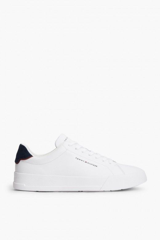 Tommy Hilfiger Sapatilhas em Pele com Contraste Homem