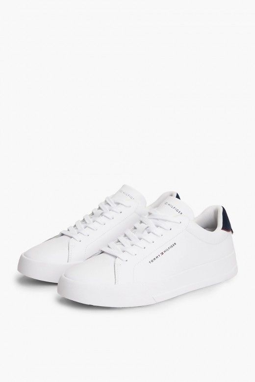 Tommy Hilfiger Sapatilhas em Pele com Contraste Homem