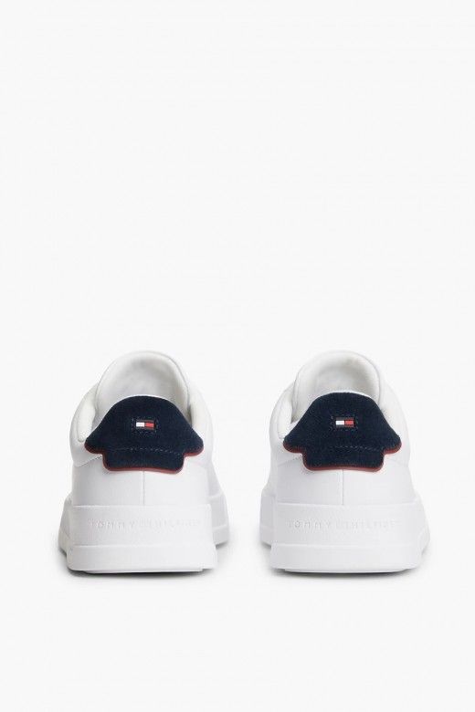 Tommy Hilfiger Sapatilhas em Pele com Contraste Homem