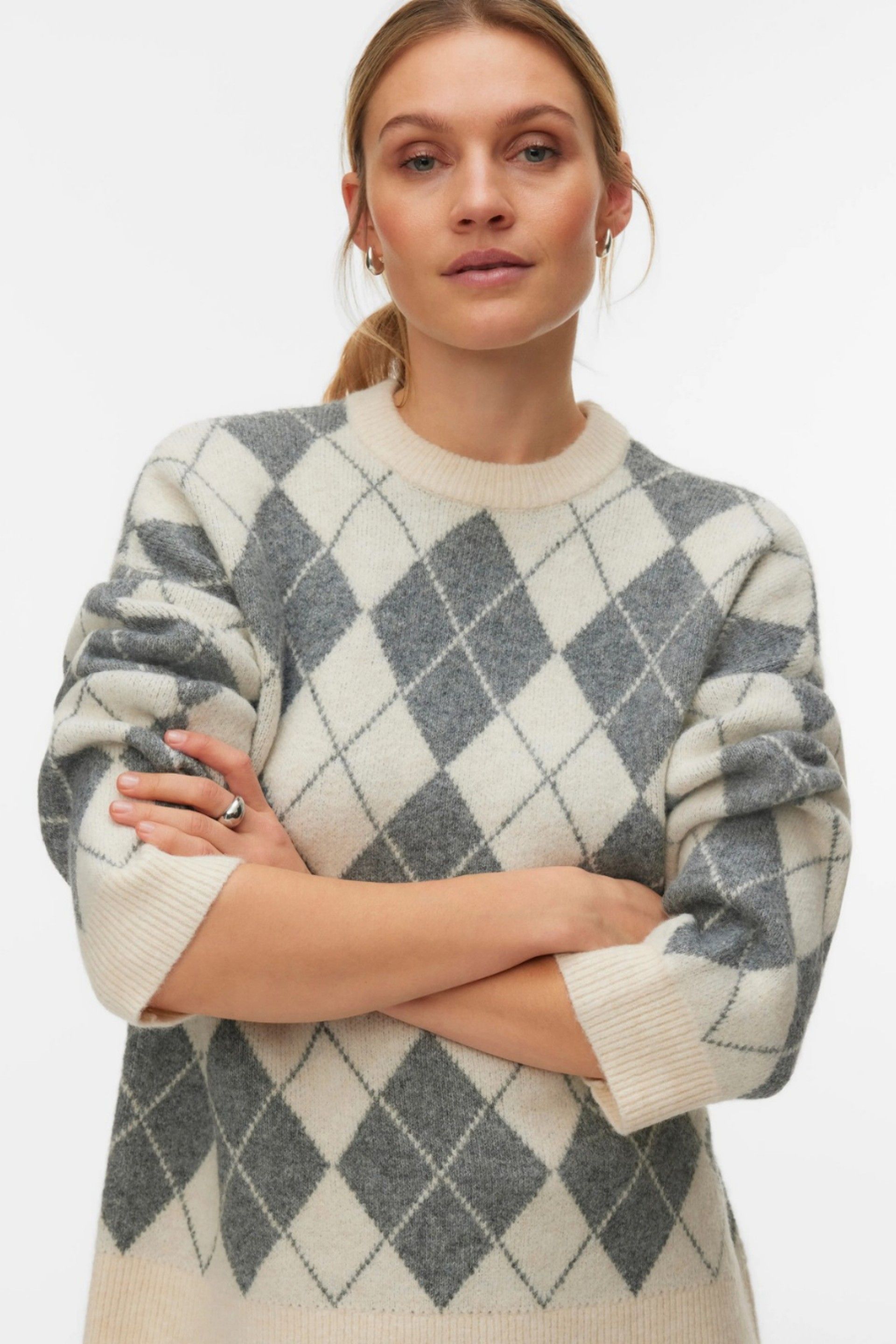 Vero Moda Camisola VMHALO de Losangos de Mulher