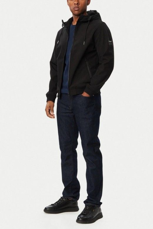 Jack & Jones Casaco JCOBASIC Softshell com Capuz de Homem Jack & Jones Casaco JCOBASIC Softshell com Capuz de Homem