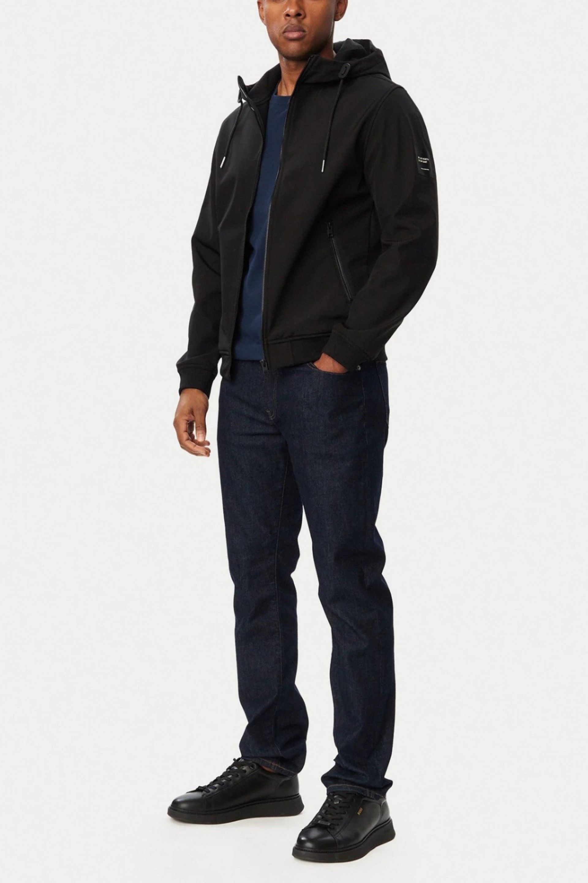 Jack & Jones Casaco JCOBASIC Softshell com Capuz de Homem