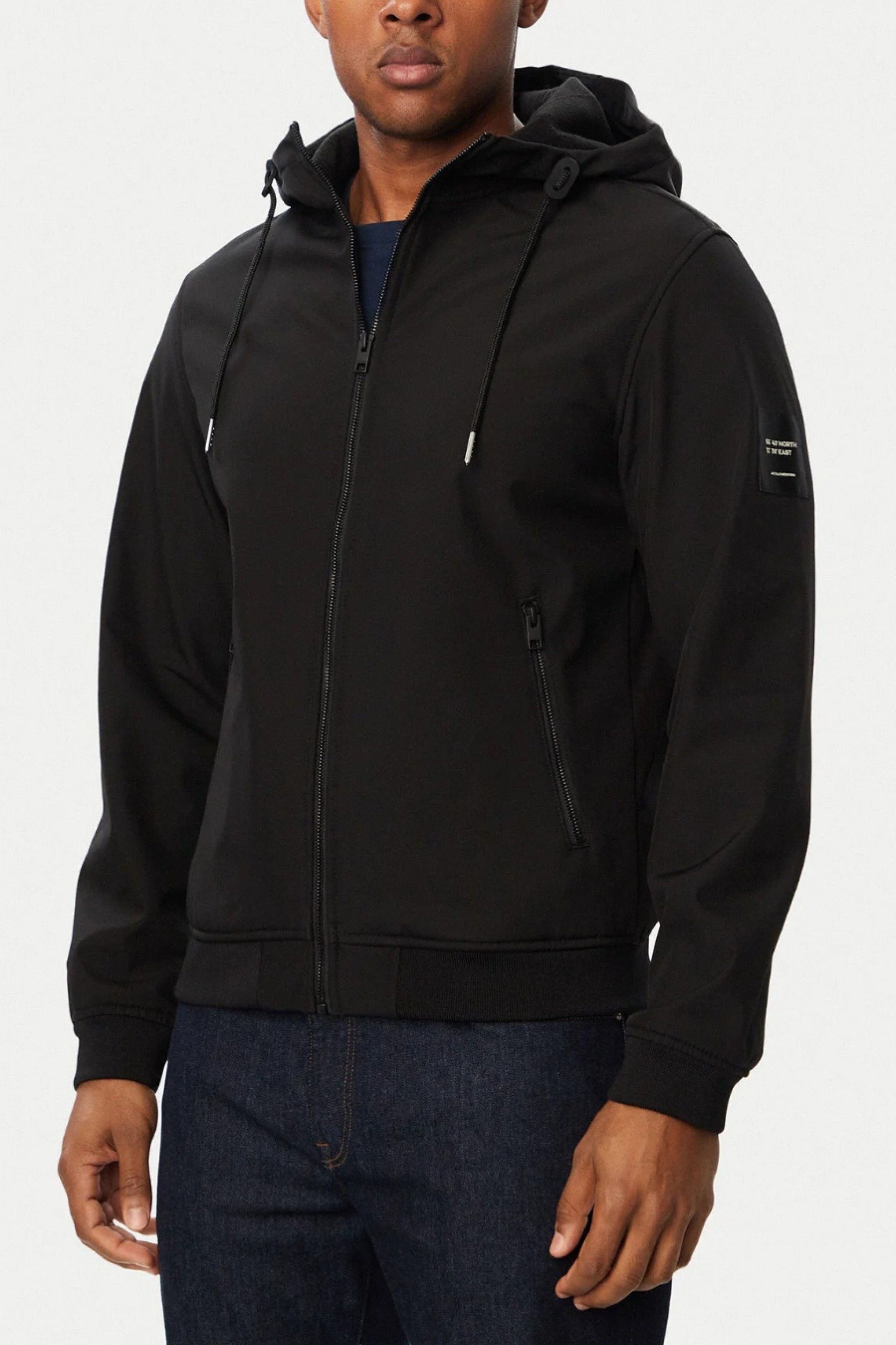 Jack & Jones Casaco JCOBASIC Softshell com Capuz de Homem