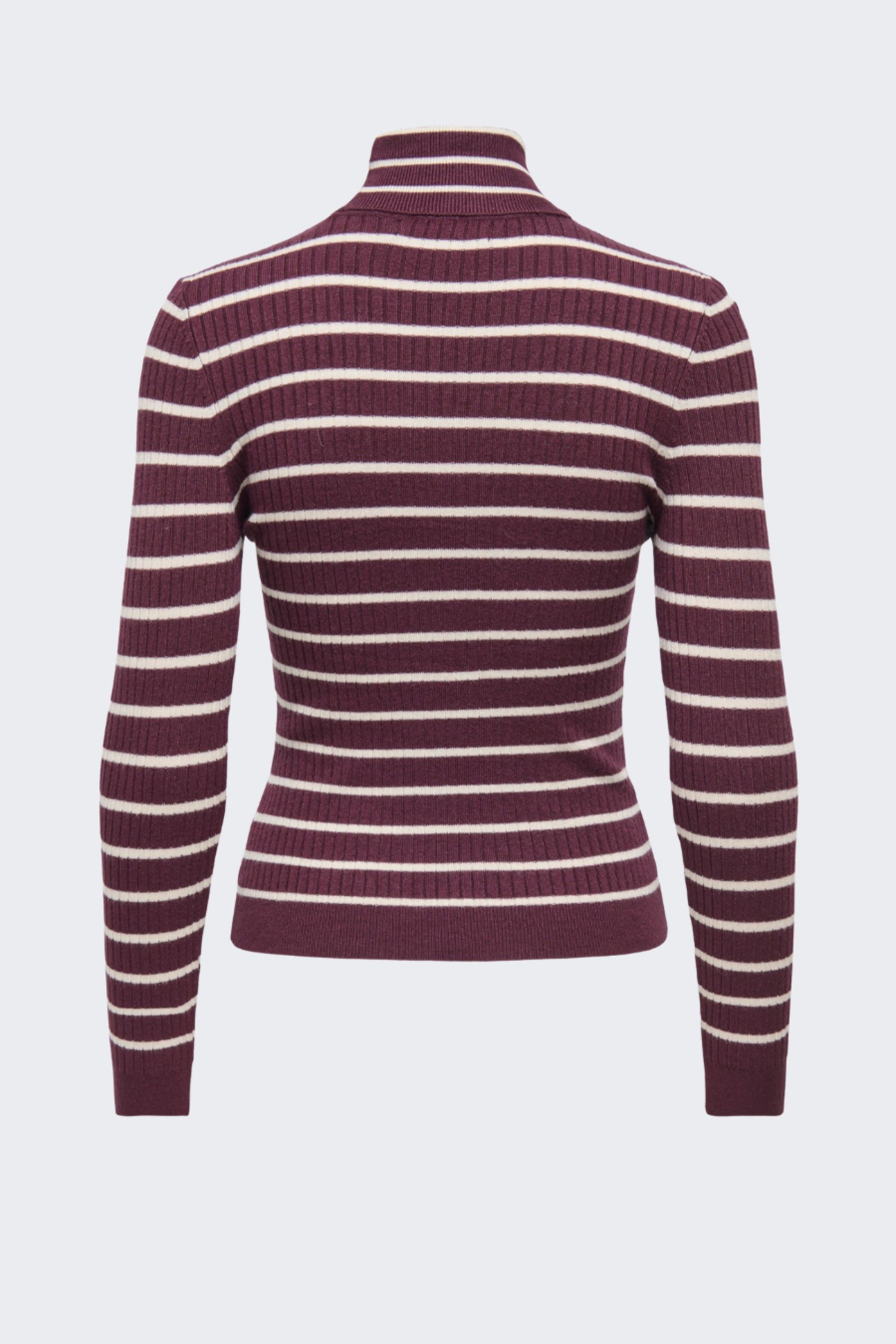 ONLY Camisola ONLKAROL às Riscas de Gola Alta de Mulher