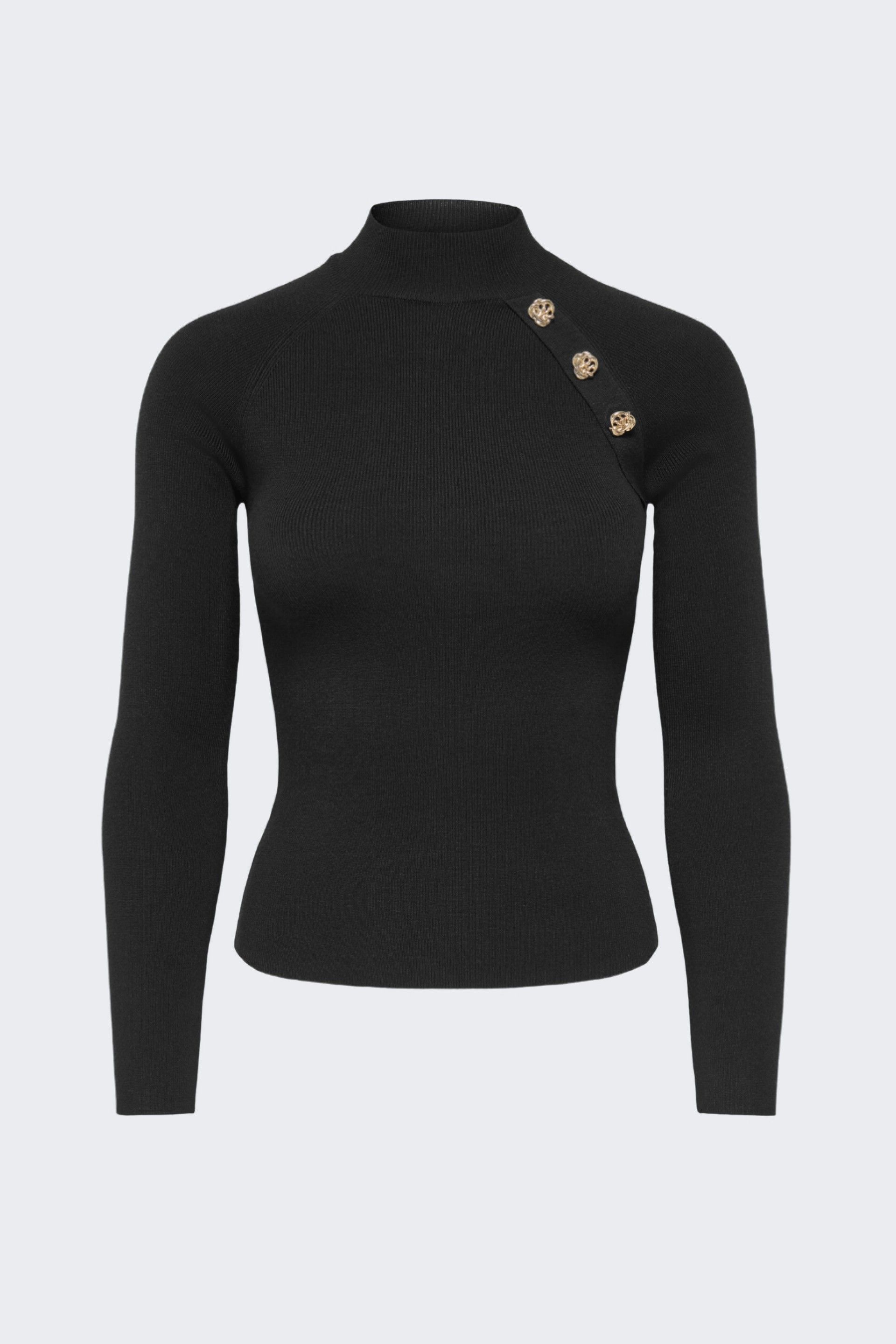 ONLY Camisola de Malha Maisie com Botões Dourados de Mulher
