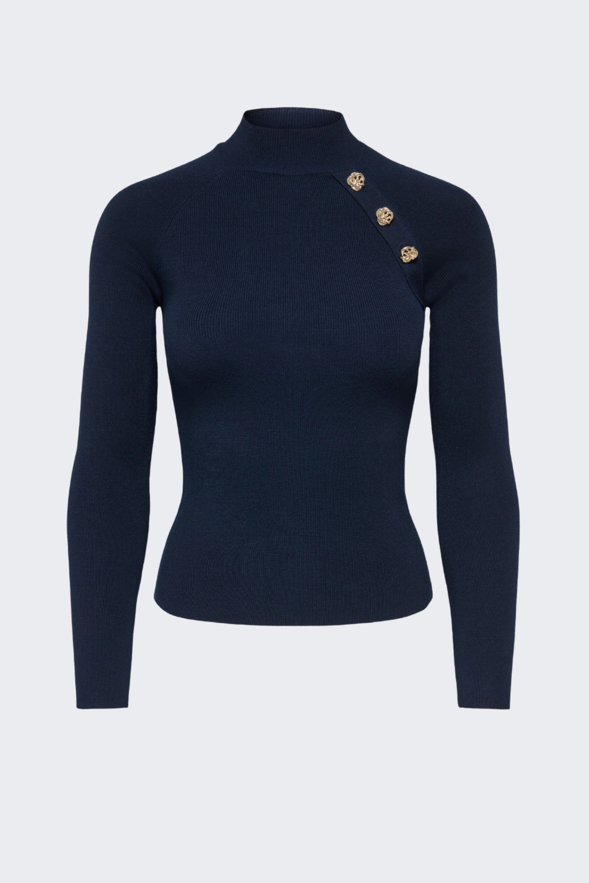 ONLY Camisola de Malha Maisie com Botões Dourados de Mulher