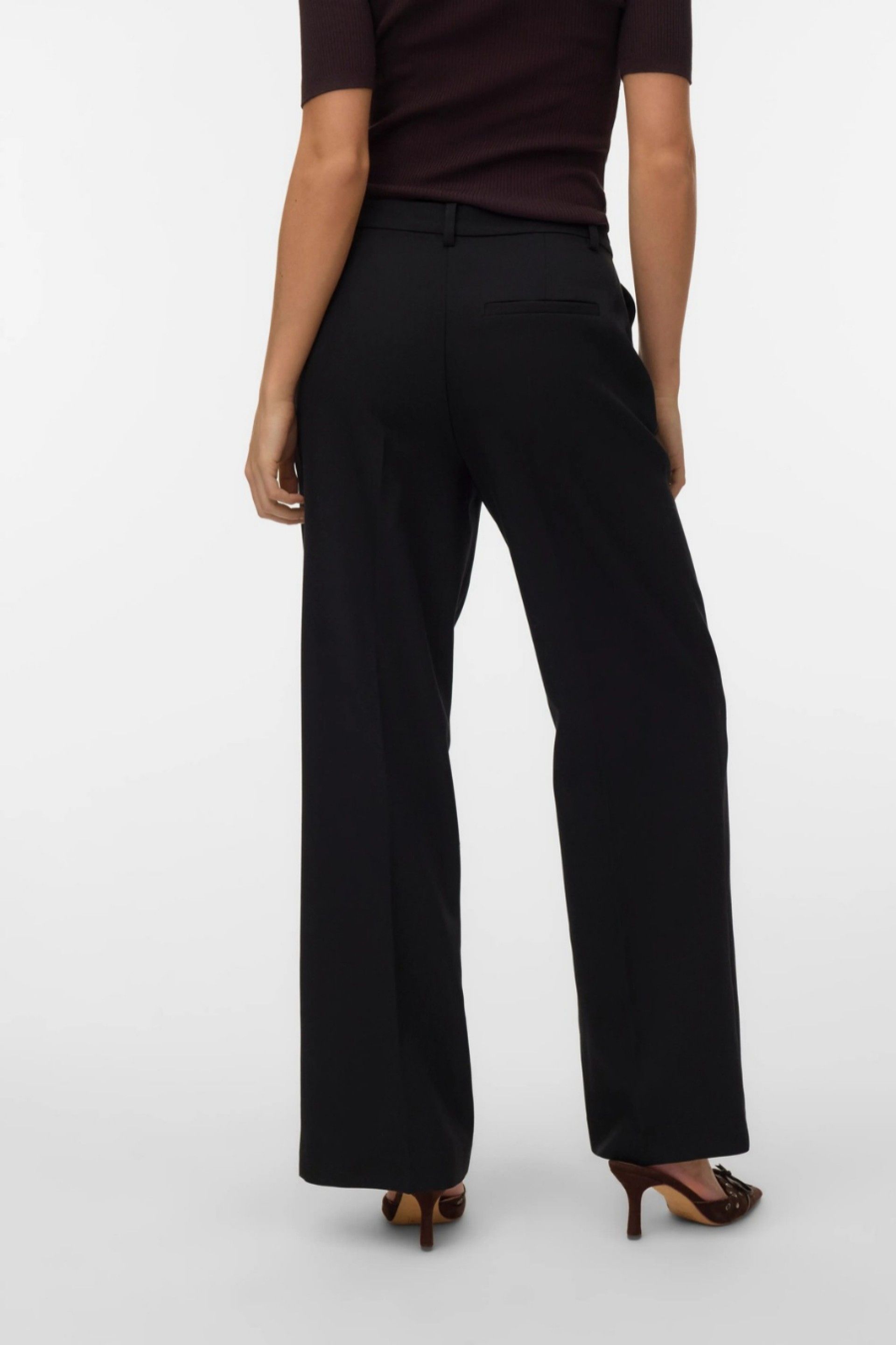 Vero Moda Calças Elma de Perna Larga de Mulher