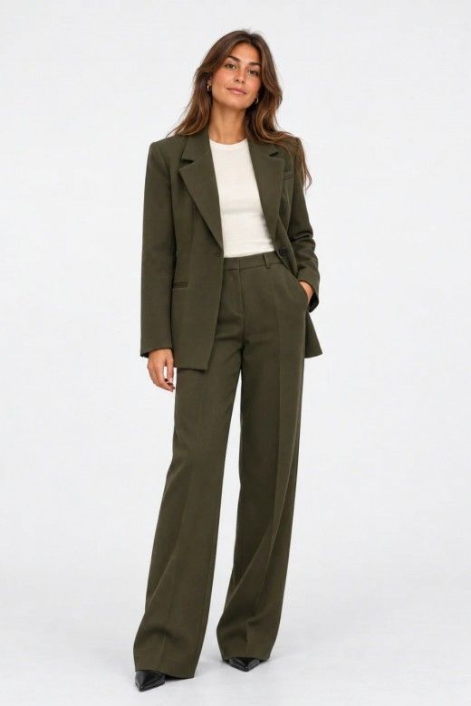 Vero Moda Calças Elma de Perna Larga de Mulher Vero Moda Calças Elma de Perna Larga de Mulher