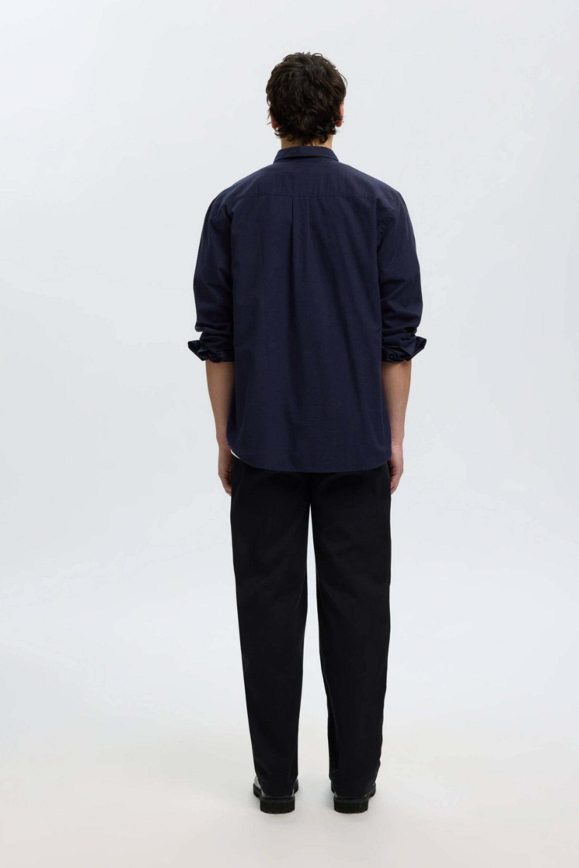 Selected Camisa Cole-Jay em Algodão de Corte Regular de Homem