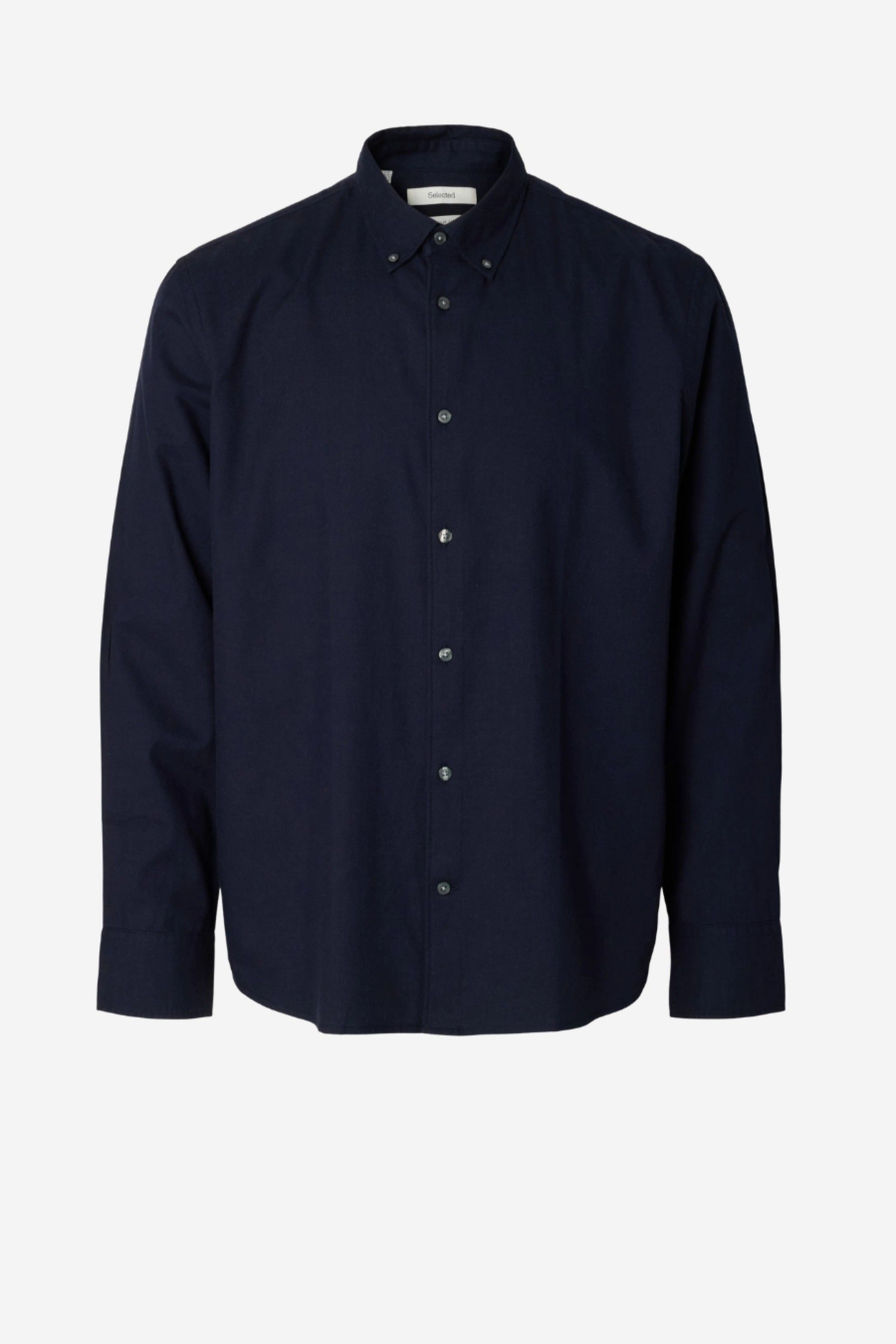 Selected Camisa Cole-Jay em Algodão de Corte Regular de Homem