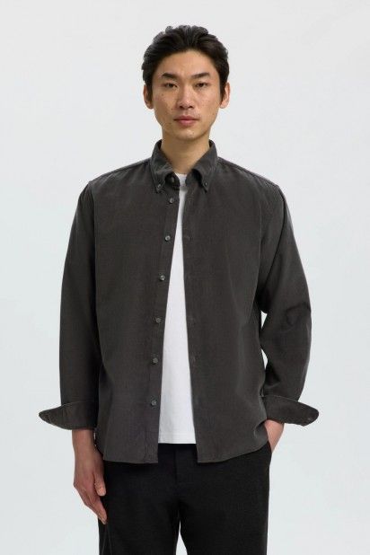 Selected Camisa Cole Danni em Bombazina de Homem Selected Camisa Cole Danni em Bombazina de Homem