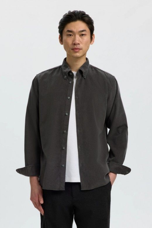 Selected Camisa Cole Danni em Bombazina de Homem Selected Camisa Cole Danni em Bombazina de Homem