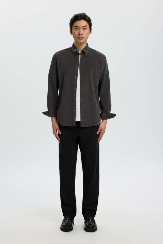 Selected Camisa Cole Danni em Bombazina de Homem Selected Camisa Cole Danni em Bombazina de Homem