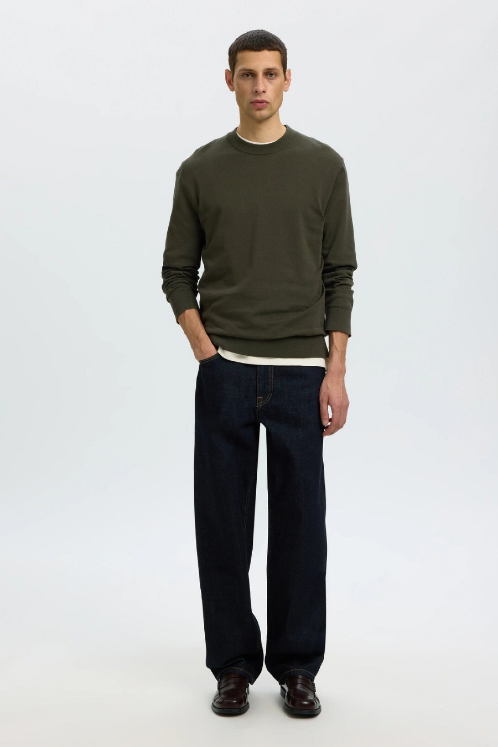 Selected Camisola Torino em Algodão de Homem