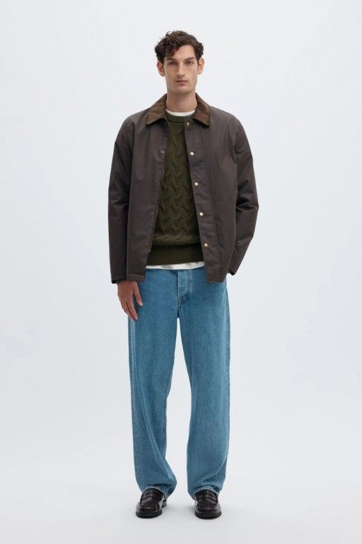 Selected Camisola Carlos de Torcidos em Algodão de Homem Selected Camisola Carlos de Torcidos em Algodão de Homem