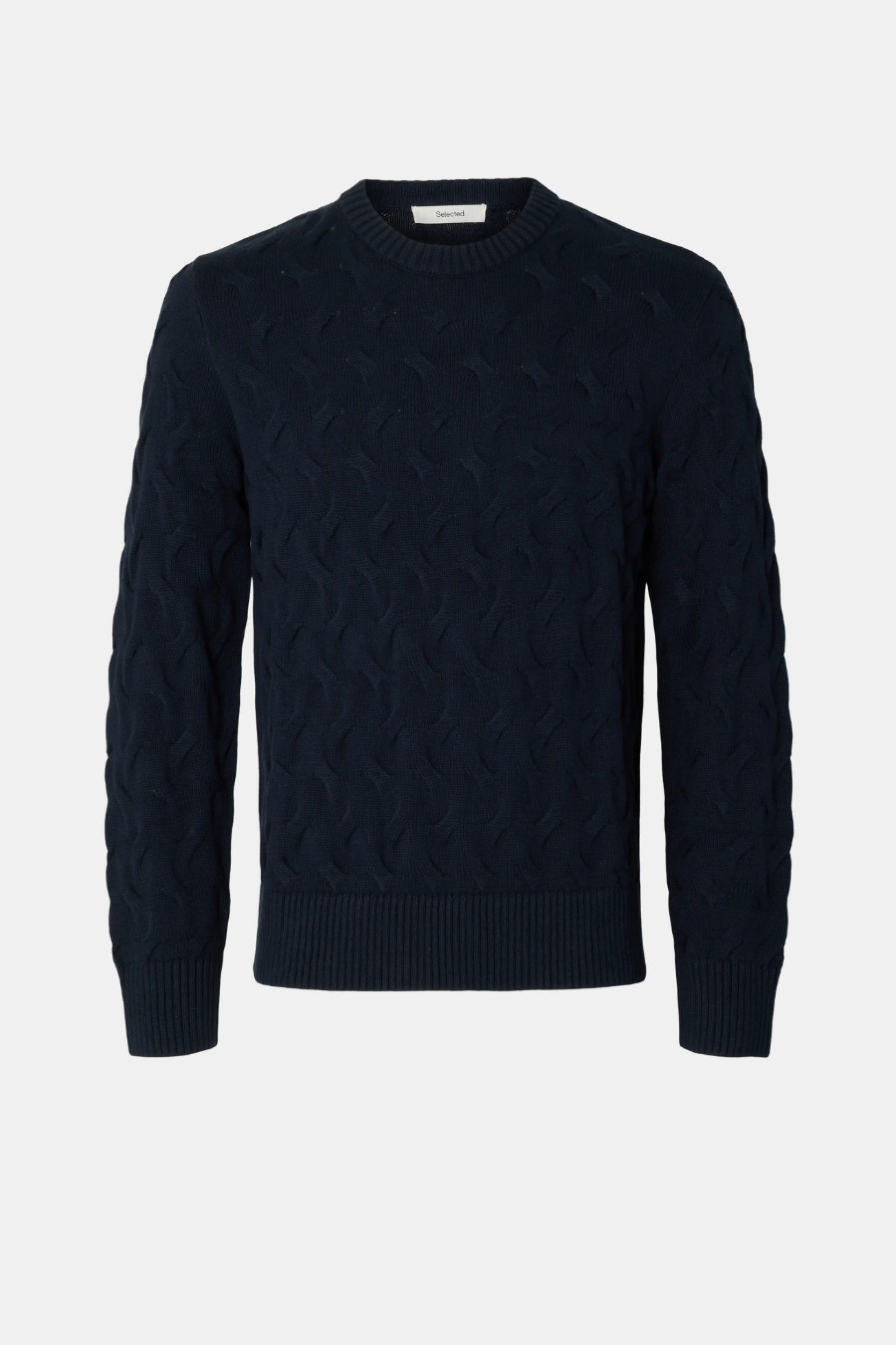 Selected Camisola Carlos de Torcidos em Algodão de Homem