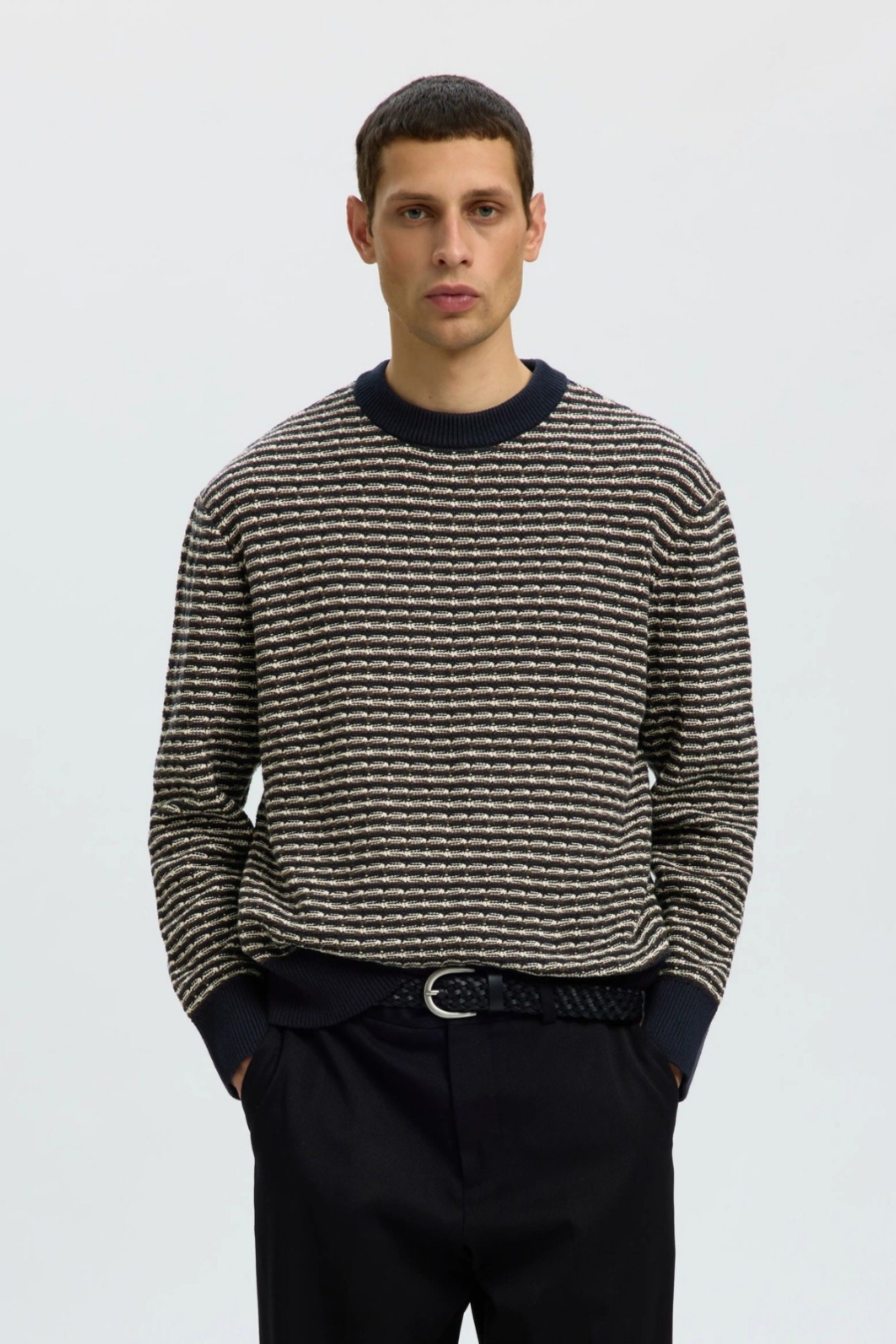 Selected Camisola Darrell de Malha Texturada de Homem