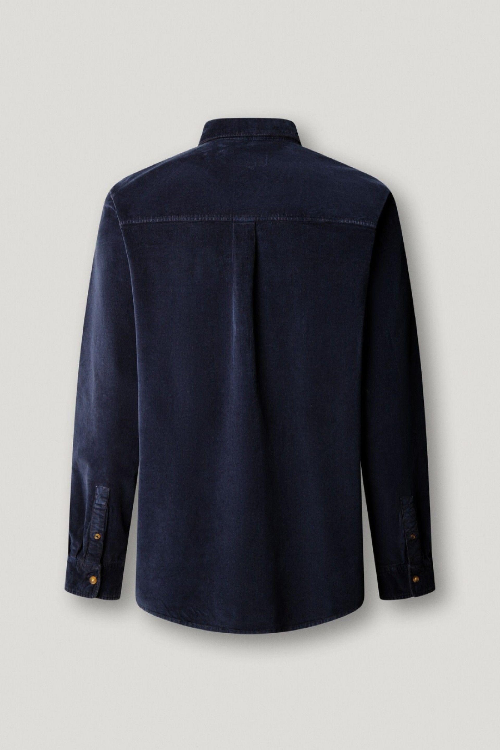 Pepe Jeans Camisa de Bombazina de Corte Regular de Homem