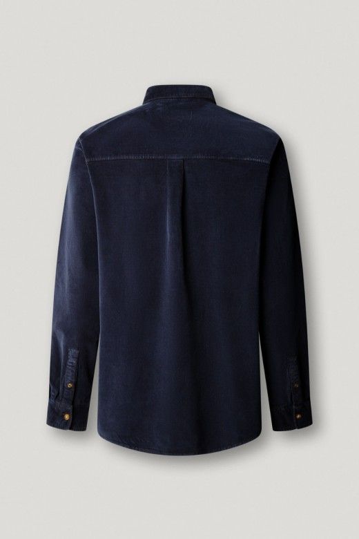 Pepe Jeans Camisa de Bombazina de Corte Regular de Homem Pepe Jeans Camisa de Bombazina de Corte Regular de Homem