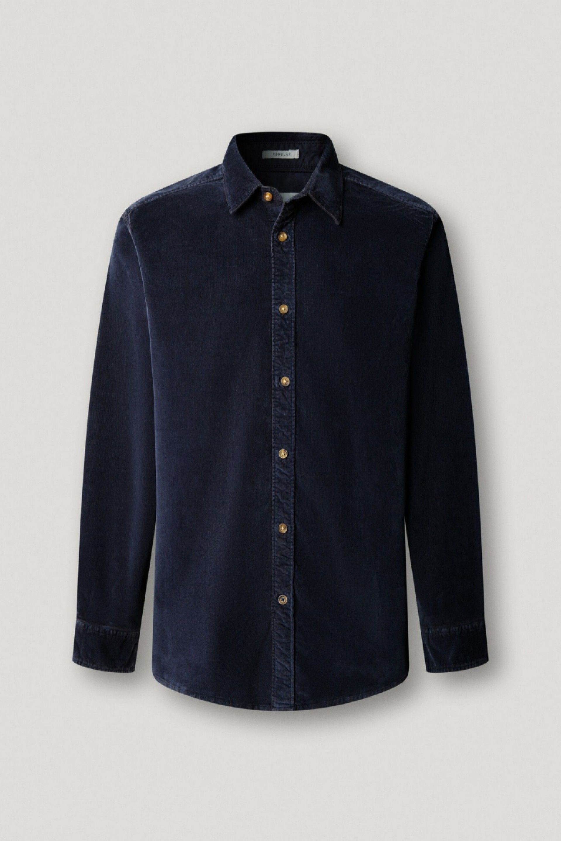 Pepe Jeans Camisa de Bombazina de Corte Regular de Homem
