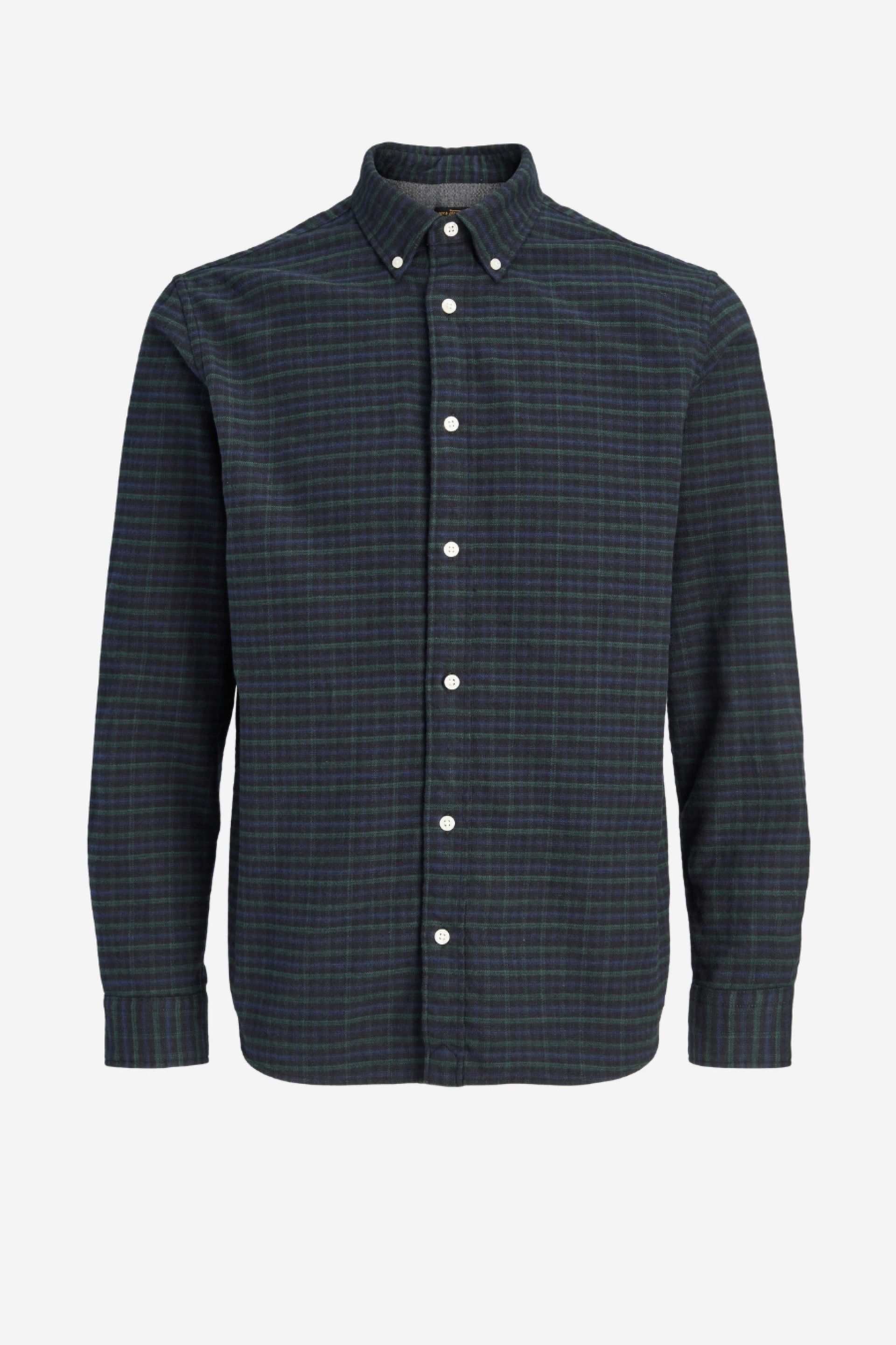 Jack & Jones Camisa Stanley de Flanela aos Quadrados de Homem