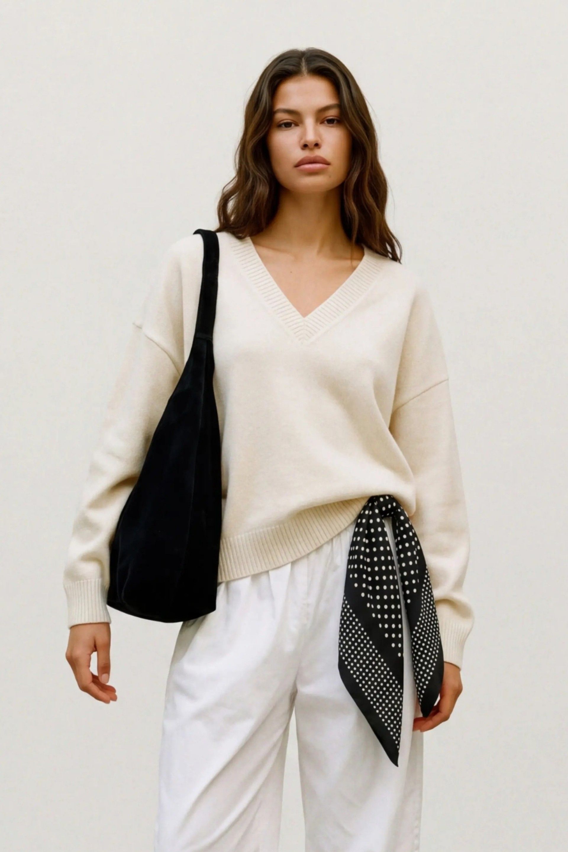 Vero Moda Camisola Sif com Decote em V de Mulher
