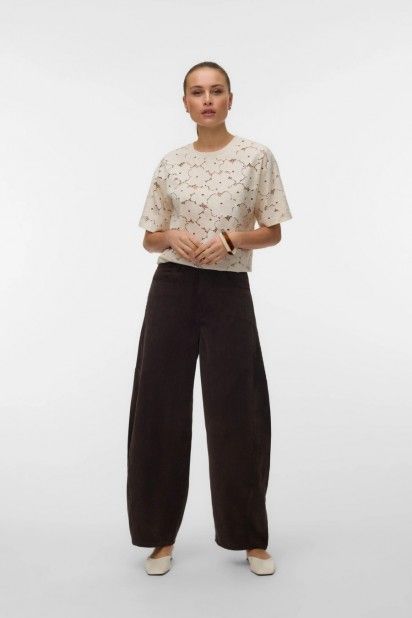 Vero Moda Cal�as Kaitlin de Bombazina Barrel de Mulher