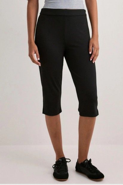 Vero Moda Lola Cal�as Capri Cintura M�dia Mulher