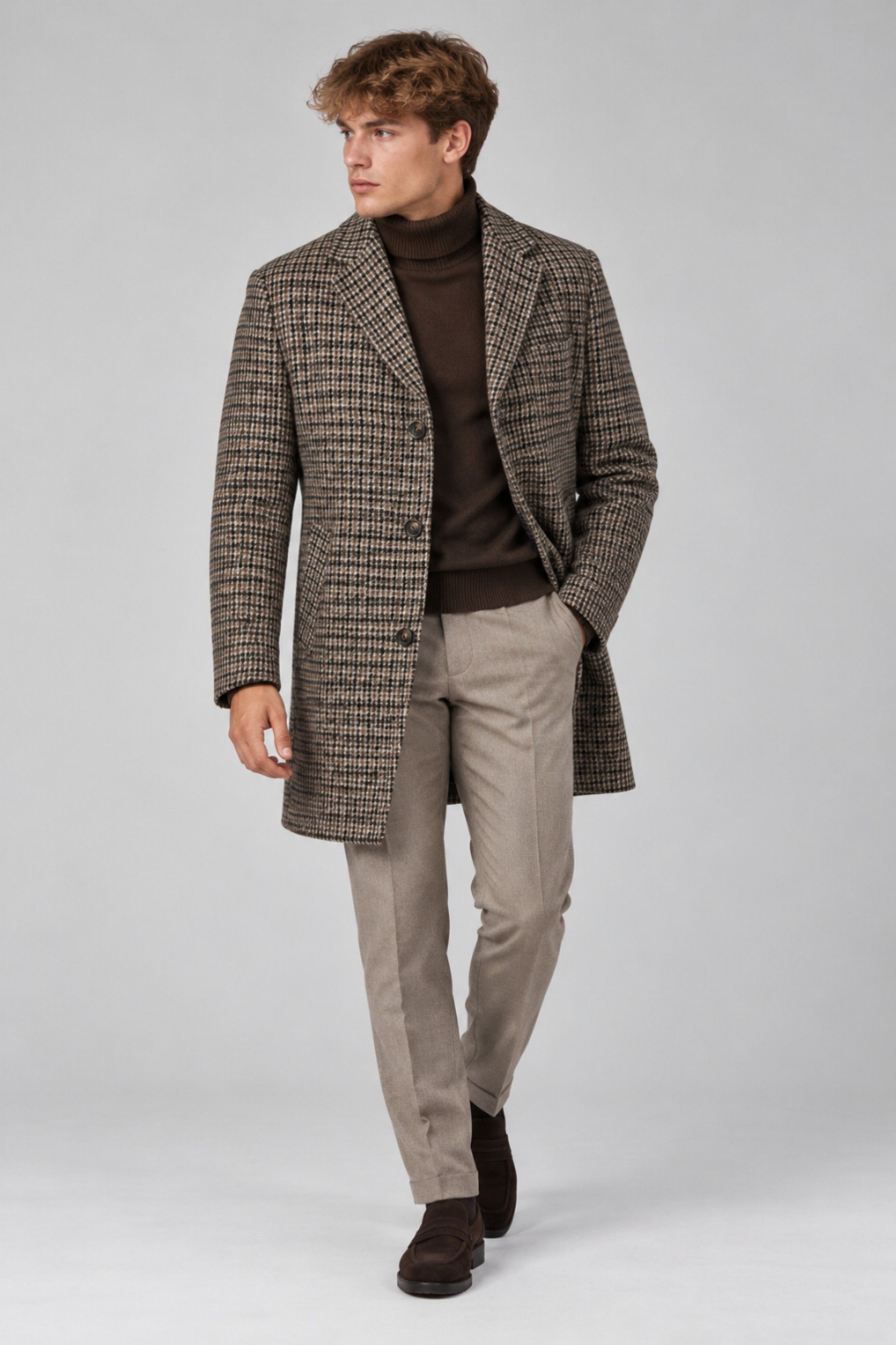 Alexander & Co. Sobretudo Eibar Xadrez de Homem