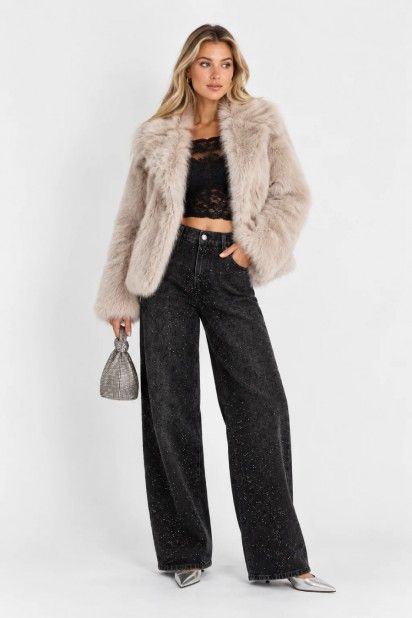 ONLY Jeans Gianna com Brilhantes de Mulher