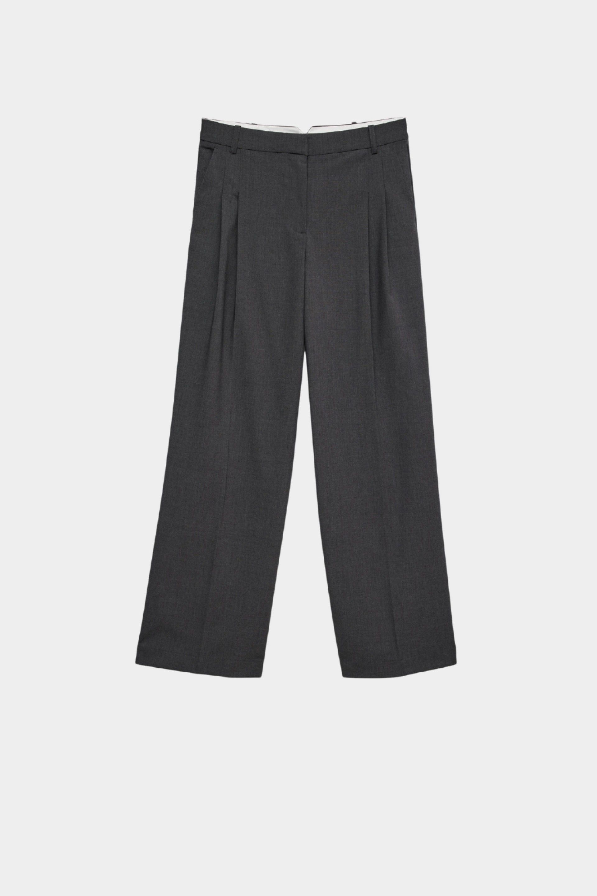 Vero Moda Calças Demia de Perna Larga com Pregas de Mulher