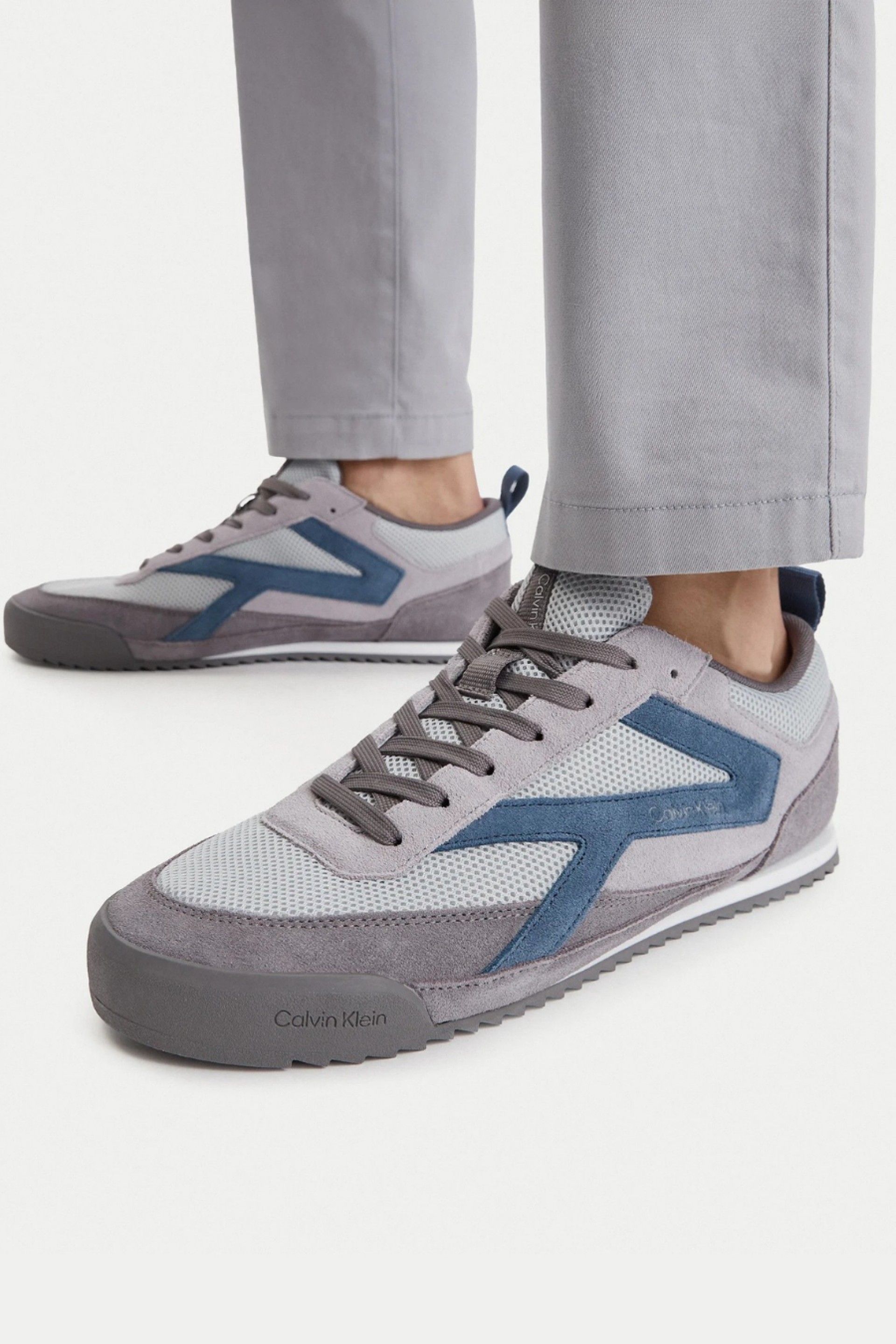 Calvin Klein Sapatilhas Low Pro Runner de Camurça de Homem