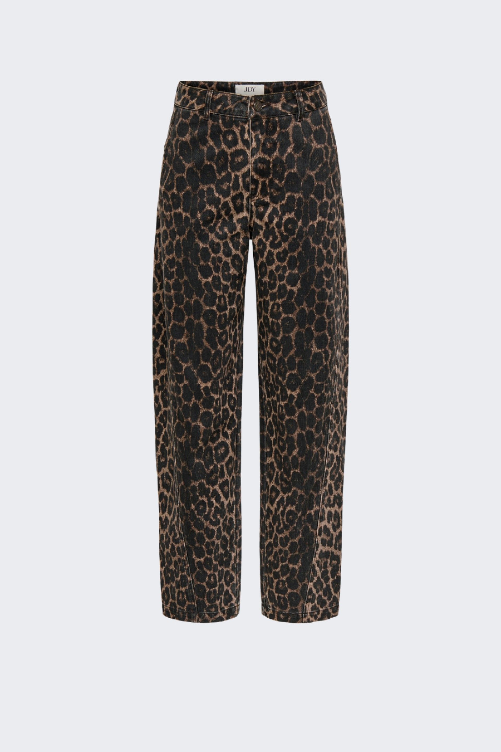 JDY Calças Bay com Padrão Leopardo de Mulher