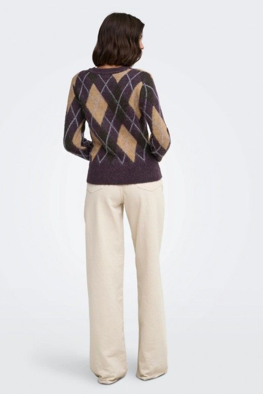 JDY Camisola Reese com Losangos de Mulher JDY Camisola Reese com Losangos de Mulher