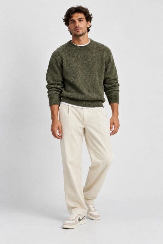 Pepe Jeans Calças Chino de Bombazina de Corte Descontraído de Homem Pepe Jeans Calças Chino de Bombazina de Corte Descontraído de Homem