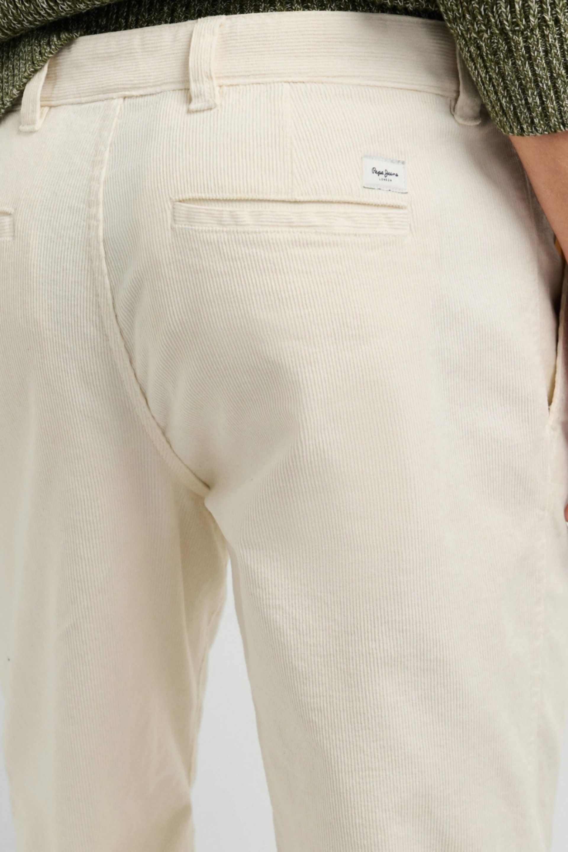 Pepe Jeans Calças Chino de Bombazina de Corte Descontraído de Homem