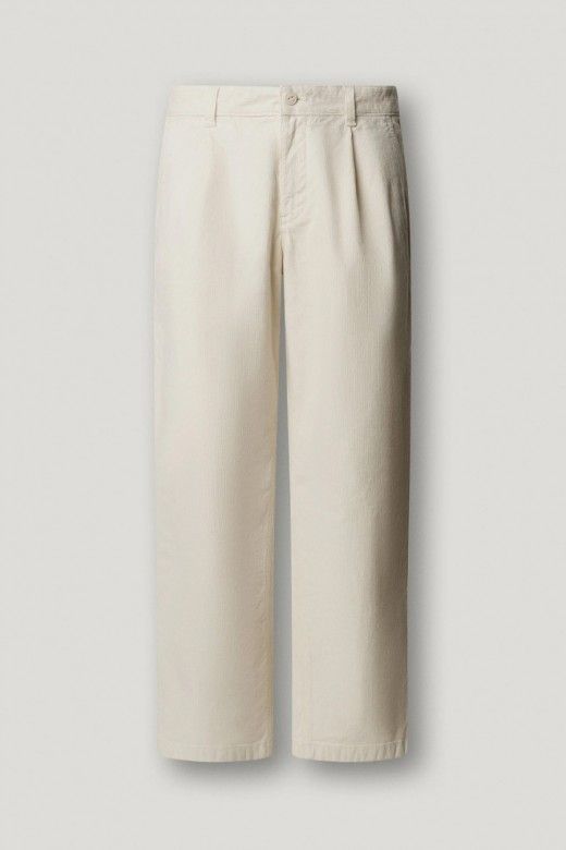 Pepe Jeans Calças Chino de Bombazina de Corte Descontraído de Homem Pepe Jeans Calças Chino de Bombazina de Corte Descontraído de Homem